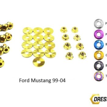 Ford Mustang (1999-2004) Titanium Dress Up Bolts Engine Bay Kit