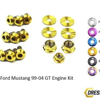 Ford Mustang GT (1999-2004) Titanium Dress Up Bolts Engine Kit