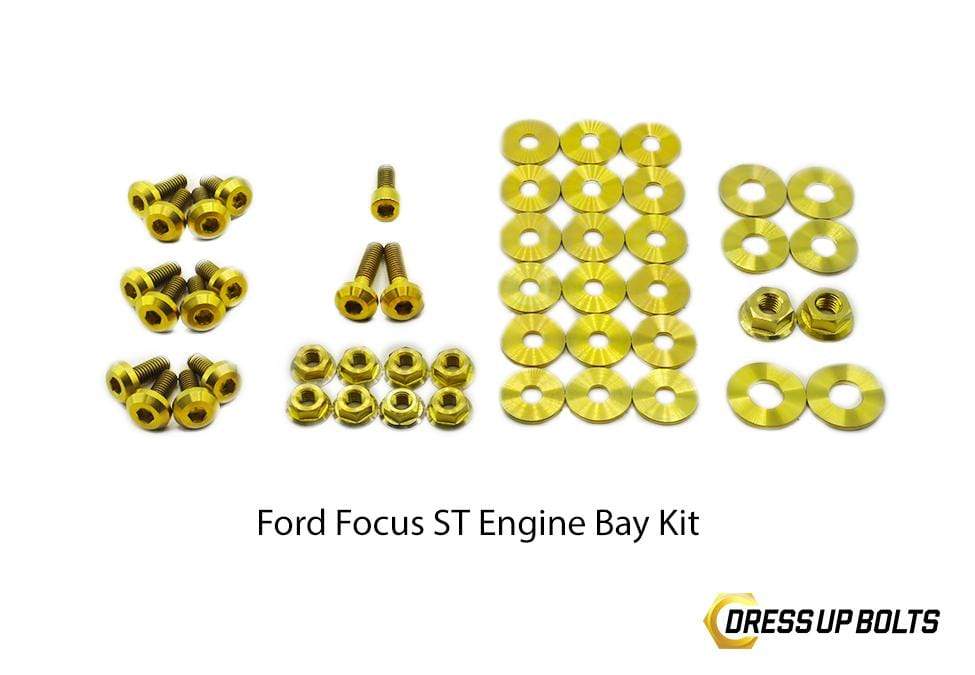 Ford Focus ST (20112014) Titanium Dress Up Bolt Engine Bay Kits ColorFittings
