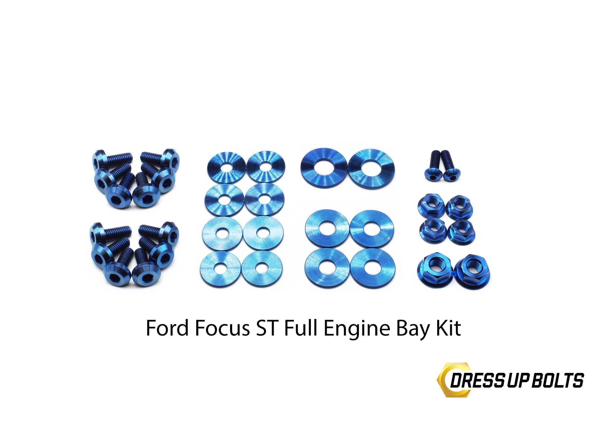 Ford Focus ST (20152018) Titanium Dress Up Bolt Engine Bay Kit ColorFittings