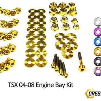 Acura TSX (2004-2008) Titanium Dress Up Bolts Engine Bay Kit