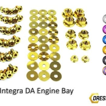 Acura Integra DA (1989-1993) Titanium Dress Up Bolts Full Engine Bay Kit