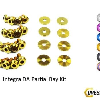 Acura Integra DA (1989-1993) Titanium Dress Up Bolts Partial Engine Bay Kit