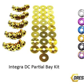 Acura Integra DC (1994-2001) Titanium Dress Up Bolts Partial Engine Bay Kit
