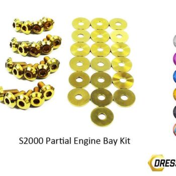Honda S2000 (2000-2009) AP1/AP2 Titanium Dress Up Bolts Partial Engine Bay Kit