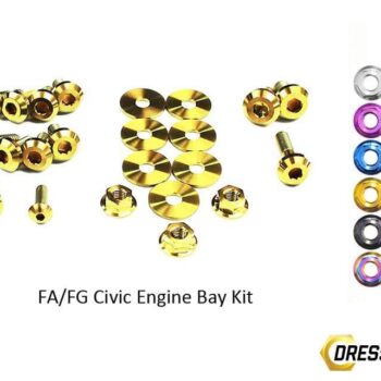 Honda Civic Si FG/FA (2006-2011) Titanium Ti Dress Up Bolts Engine Bay Kit