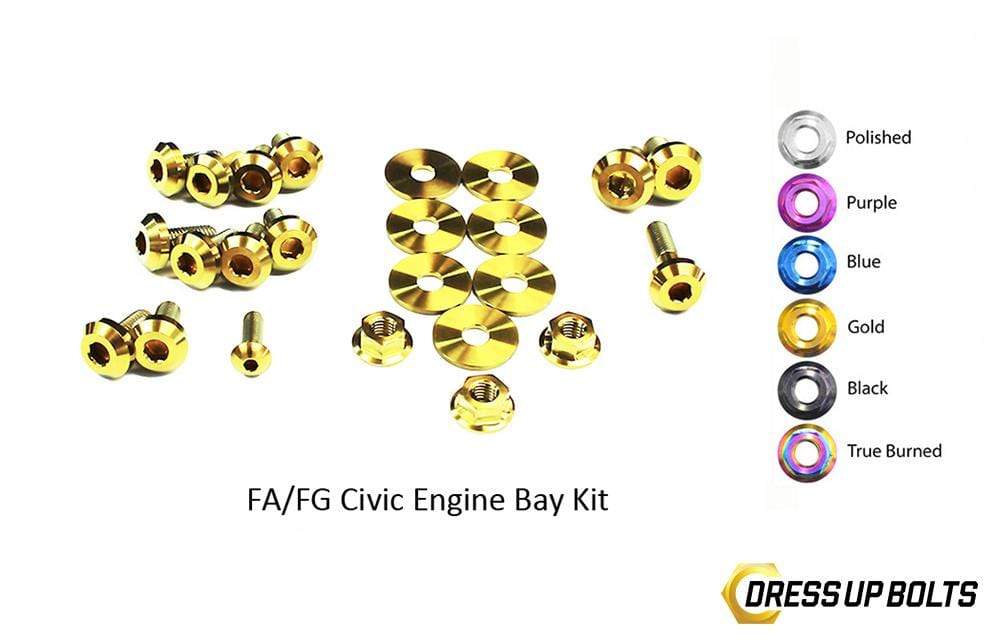 Honda Civic Si FG/FA (2006-2011) Titanium Ti Dress Up Bolts Engine Bay Kit