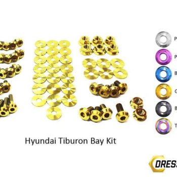 Hyundai Tiburon (2003-2008) Titanium Dress Up Bolts Engine Bay Kit
