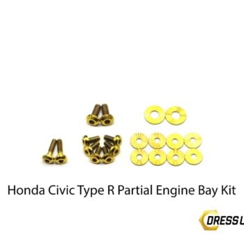 Dress Up Bolts Stage 1 Titanium Hardware Engine Bay Kit - Honda Civic Type R (2017-2021)