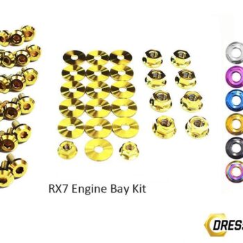 Mazda RX-7 FC/FC3S (1986-1991) Titanium Dress Up Bolts Engine Bay Kit