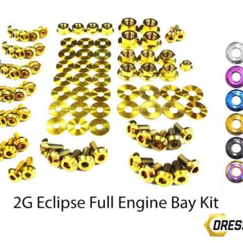 Mitsubishi 2G Eclipse DSM (1995-1999) Titanium Dress Up Bolts Full Engine Bay Kit