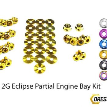 Mitsubishi 2G Eclipse (1995-1999) Titanium Dress Up Bolts Partial Engine Bay Kit