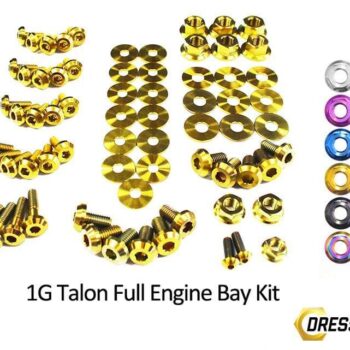 Eagle 1G Talon DSM (1990-1994) Titanium Dress Up Bolts Full Engine Bay Kit