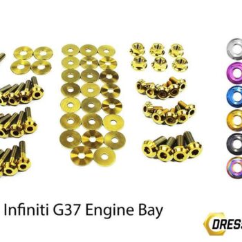 Infiniti G37 Coupe and Sedan (2008-2013) Titanium Dress Up Bolts Engine Bay Kit
