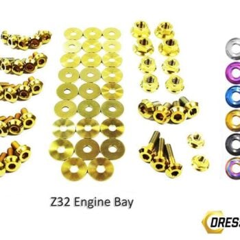 Nissan 300ZX (1990-1999) Titanium Dress Up Bolts Engine Bay Kit