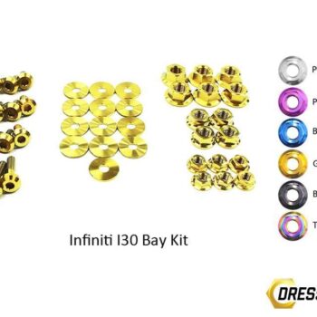 Infiniti I30 (2000-2001) Titanium Dress Up Bolts Engine Bay Kit