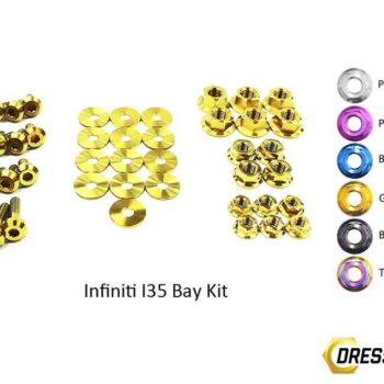 Infiniti I35 (2002-2004) Titanium Dress Up Bolts Engine Bay Kit