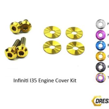 Dress Up Bolts Titanium Hardware Engine Cover Kit - VQ35DE Maxima Engine
