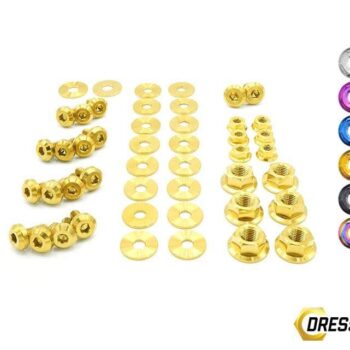 Dress Up Bolts Stage 1 Titanium Hardware Engine Bay Kit - Nissan S15 (1999-2002)