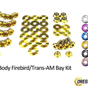 Pontiac Firebird/Trans Am (1998-2002) F-Body Titanium Dress Up Bolts Engine Bay Kit