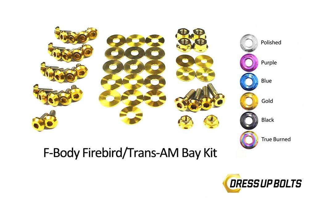 Pontiac Firebird/Trans Am (1998-2002) F-Body Titanium Dress Up Bolts Engine Bay Kit