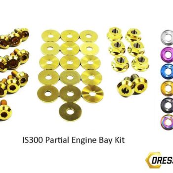 Lexus IS300 (1998-2005) Titanium Dress Up Bolts Partial Engine Bay Kit