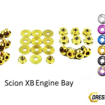 Scion XB (2003-2006) Titanium Dress Up Bolts Engine Bay Kit