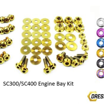Lexus SC300/SC400 (1992-2000) Titanium Dress Up Bolts Engine Bay Kit