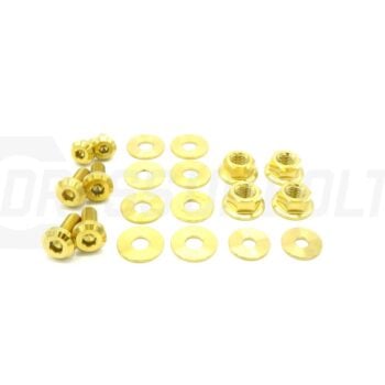 Dress Up Bolts Titanium Hardware Hood Kit - Volkswagen GTI MK7 (2015-2021)