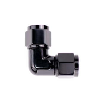 -06 AN Fitting 90 Degree Female to Female Flare Union