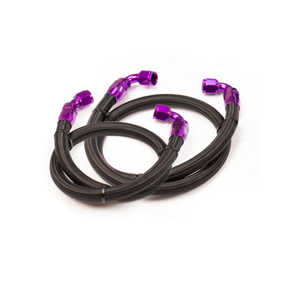 Braided AN Fuel Hose and Fitting Assembly