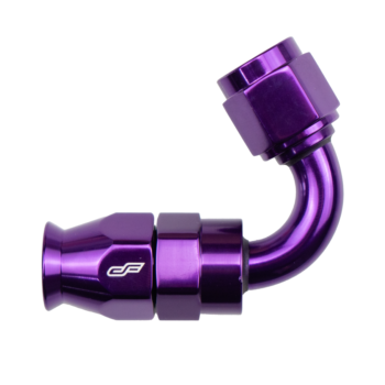 -6 AN 120 Degree Female Aluminum Hose End (PTFE)