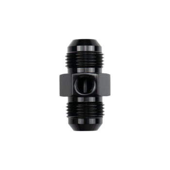 -10 AN Male to Male Gauge Adapter w/ 1/8" NPT Port